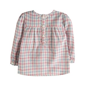 Bluza bebe in carouri Newness - Img 2