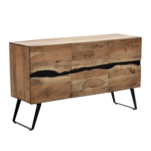Bufet - Comodă Living Imena Cabinet, natur, 148x43.5x86 cm - Img 2