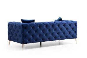 Canapea 2 locuri Como Bleumarin 197x70x90 cm - Img 7