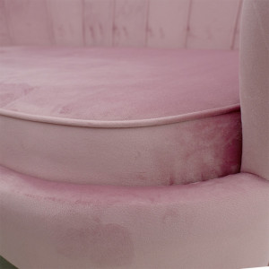 Canapea Daimon 2 Locuri Pink 134x70x77 cm - Img 4