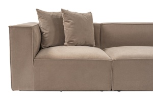 Colțar dreapta Sora Cappuccino 430x75x102 cm - Img 14