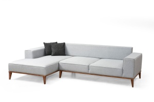 Coltar extensibil Montana Gri deschis 288x160x85 cm - Img 2