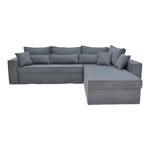 Coltar Reversibil Venzie, gri, 283x214x83 cm - Img 3