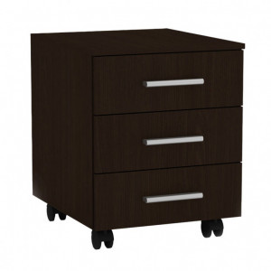 Comoda cu roti Luke wenge 40x48.5x53.5cm - Img 1