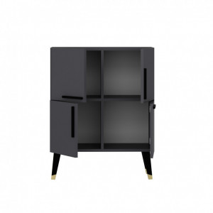 Comoda Model Makro, Antracit, 70x35x90 cm - Img 4
