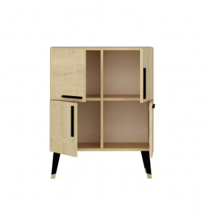 Comoda Model Makro, Stejar, 70x35x90 cm - Img 4