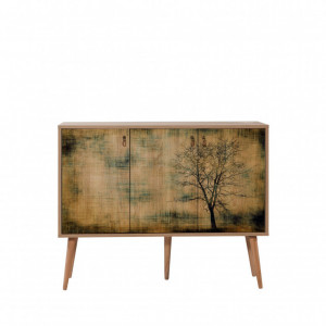 Comoda Model Mega V1, Stejar sonoma, 120x36x90 cm - Img 5