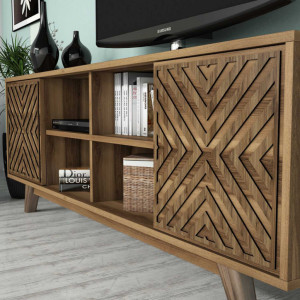 Comoda TV İnci - Walnut - Img 4