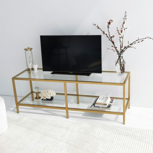 Comoda TV Salvador, Model Basic, 130x45x40 cm, Stejar - Img 4