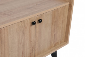 Comoda TV Salvador, Model Hanoi, 150x40x62 cm, Stejar - Img 4