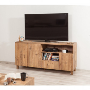 Comoda TV Salvador, Model Marina, 160x75x45 cm, Maro - Img 1