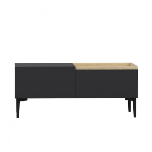 Comoda TV Salvador, Model Mia, 160x48x37 cm, Antracit - Img 11