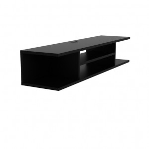 Comoda TV Salvador, Model Pivot, 120x23x29.5 cm, Negru - Img 3