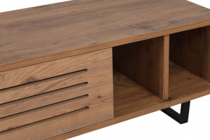 Comoda TV Salvador, Model Safir, 160x35x40 cm, Pin atlantic - Img 3