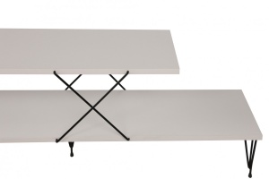 Comoda TV Salvador, Model Street, 120x40x30 cm, Alb - Img 10