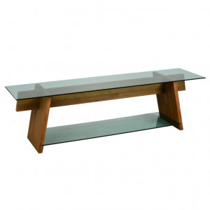 Comoda TV Salvador, Model TV202, 158x45x40 cm, Stejar - Img 8