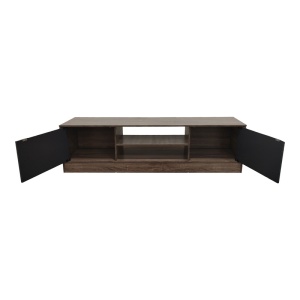 Comodă TV Sasa, stejar/anthracit, 150x35x41.5 cm - Img 3