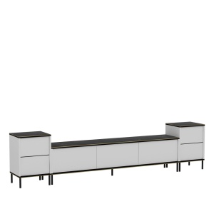 Consola TV Imaj Alb 180x45.2x35 cm - Img 7
