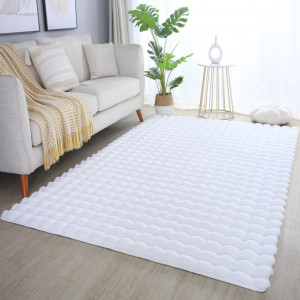 Covor Ambiance V1 Alb 120 x 170cm - Img 1