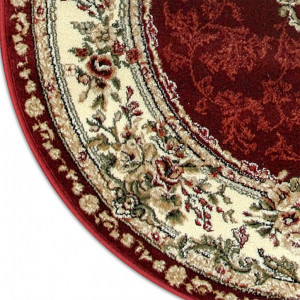 Covor Clasic, Lotos 571, Grena, 60x110 cm, Oval 1800 gr/mp - Img 5
