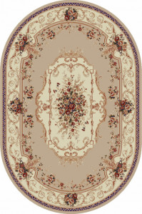 Covor Clasic Lotos, Bej / Crem, 80x200 cm - Img 1