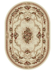 Covor Clasic Lotos Crem, 60x110 cm