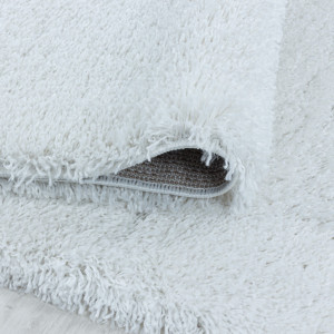 Covor Fluffy Alb 160x160 cm - Img 3
