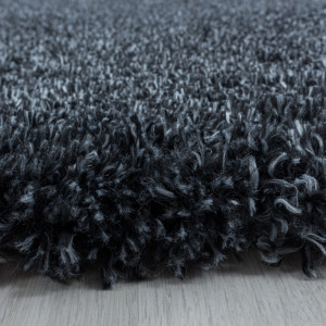Covor Fluffy Antracit 160x160 cm - Img 2