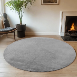 Covor Joy Gri, Rotund, D80 cm