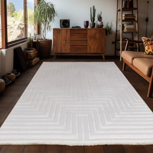 Covor Sahara V1 Crem 200 x 290cm - Img 1