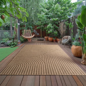 Covor Timber V1 Bej, 280 x 370cm - Img 1