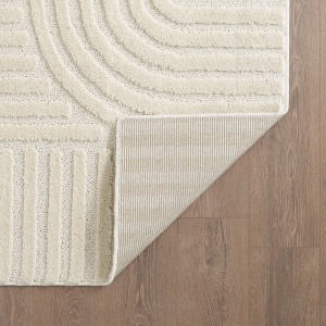 Covor tip Traversa VivaDeco Art V1, 80 x 250 cm, Crem, 100% Polipropilena, Fir 8 mm, 1900 g/mp, OEKO-TEX Standard 100 - Img 13