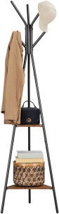 Cuier tip pom Model Barr, Maro Rustic/Negru, 50x50x179 cm - Img 9