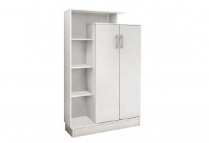 Dulap haine Model Gupse, Alb, 90x29.5x140 cm - Img 3