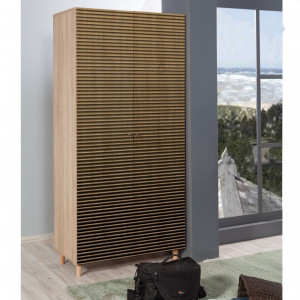 Dulap haine Model Stil, Multicolor, 90x52x192 cm - Img 1