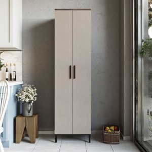 Dulap Model VE4-CV, Maro/Antracit, 50x35.5x183.6 cm - Img 4