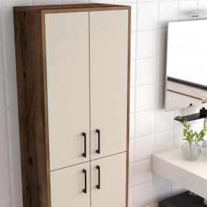Dulap Pentru Baie Berlina Walnut-Cream - Img 4