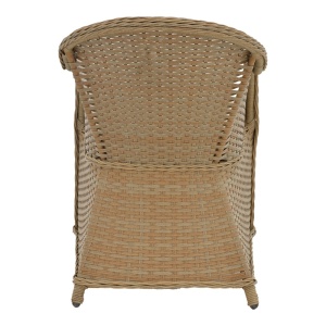 Fotoliu de exterior, Model Hadrian, culoare maro, rattan si textil, 70x57x85 cm - Img 13
