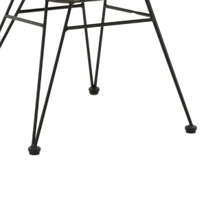 Fotoliu de exterior, Model Naoki, culoare natural si negru, metal si poliratan, 62x62x70 cm - Img 7