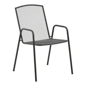 Fotoliu de Gradina Model Pomedon, Negru, 56x64x87 cm