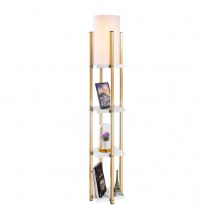 Lampadar 7119 - White, Gold Alb/Auriu - Img 3