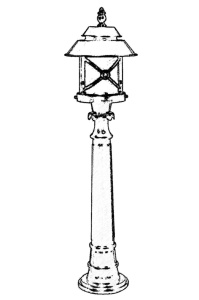 Lampadar de exterior 68199 Alb 100x26 cm - Img 2
