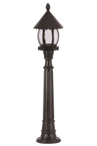 Lampadar de exterior M2B Negru 100x20 cm - Img 1