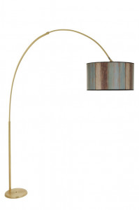 Lampadar Deve Boynu Eskitme Lambader Silindir Renkli Abajurlu Multicolor - Img 2