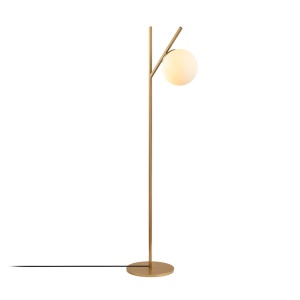 Lampadar Fork Auriu 31x45x152 cm - Img 6