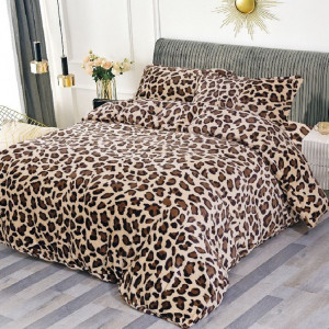 Lenjerie cu elastic 180x200 Leopard (Cocolino)