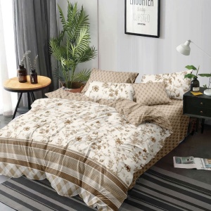 Lenjerie cu Elastic 180x200, Margueritte 6 Piese (Finet) - Img 1