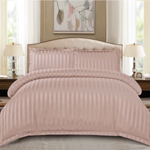 Lenjerie cu elastic 180x200cm, Damasc, Atlas V16 Lavanda (Finet) - Img 1