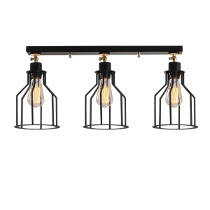 Lustra Alacati Negru 72x17x30 cm - Img 2