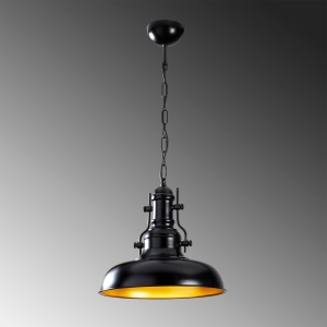 Lustra Berceste Negru 32x32x78 cm - Img 5